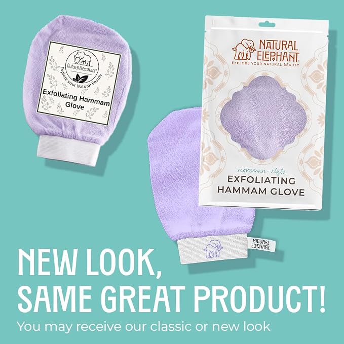 Natural Elephant Exfoliating Hammam Glove | Authentic Moroccan Kessa Body Scrub - Image 7