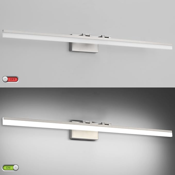SOLFART 5 Color Temperature Dimmable 47.2 Inch Bathroom Light Fixtures Over - Image 9