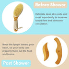 Dry Brushing Body Brush for Lymphatic Drainage-Vegan Dry Brush - Image 2