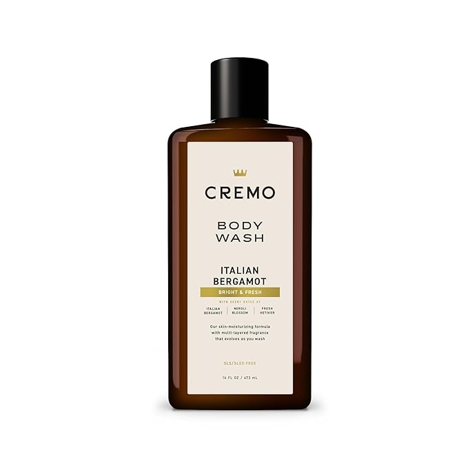 Cremo Body Wash for Men, Rich-Lathering Italian Bergamot, 16 Fl Oz by CremoCompany