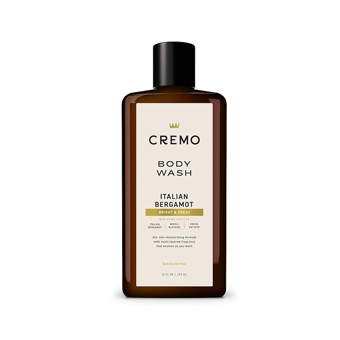 Cremo Body Wash for Men, Rich-Lathering Italian Bergamot, 16 Fl Oz by CremoCompany