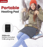 Portable Heating Pad with 5000mAh Battery Powered, 1.7LB Weighted Heat Pad - Image 2