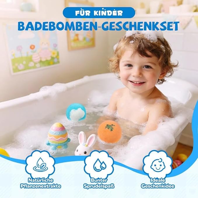 12-Piece Bath Bomb Gift Set for Kids, Bath Bombs for Kids - Image 2