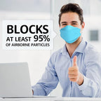 LEVENIS KN95 Face Masks 50 Pack, Breathable Comfortable and Disposable KN95 Mask - Image 5