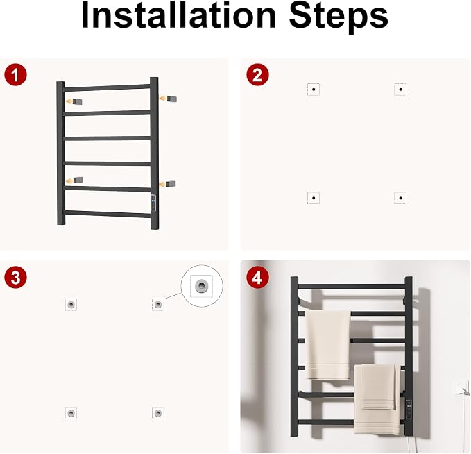 Electric Heated Towel Warmer - Image 2