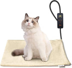 Toozey Pet Heating Pad, 6 Adjustable Temperature Heated Cat Bed by Toozey