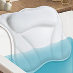 Bath Pillow for Tub Luxury Bathtub Pillow for Head and Neck 4D Air Mesh Spa by BBEAUTYBABY