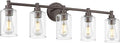 FEMILA 32" Bathroom Light Fixtures, Oil Rubbed Bronze Vanity Light, 5 Light by FEMILA