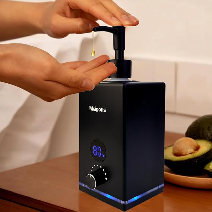 Oil Warmer for Massage, Massage Oil Warmer, Body Oils Heater for Spa, by Meigons