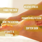 Organic Banana Body Scrub, Moisturizing and Exfoliating Salt Face & Body Scrub - Image 5
