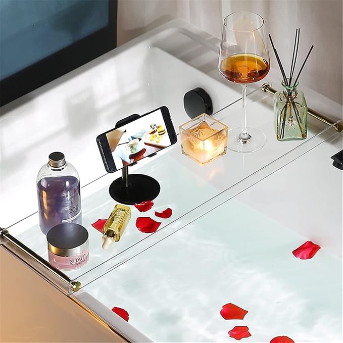 WANLIAN 33-Inch Luxury Bathtub Caddy Tray - Image 3