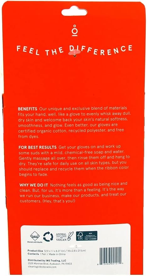 Cleanlogic - Bath Gloves Exfoliating - 2 CT - Image 3