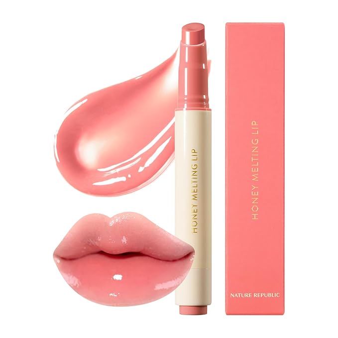 Nature Republic HONEY MELTING LIP SOFT LIP STICK, Hydrating Gloss, Moisturizing by NATUREREPUBLIC