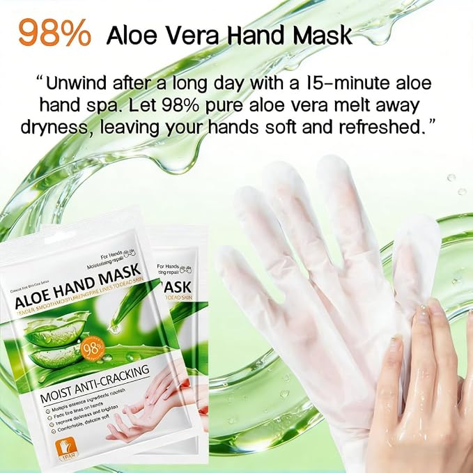 8 PCS Aloe Vera Moisturizing Mask Set - Image 4