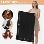 SUNLAND Microfiber Hair Towels Anti Frizz Hair Drying Towel Super Absorbent - Image 2