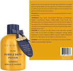 Nutritious Bubble Bath Long Lasting Foam Turmeric Orange Arnica Essential Oil - Image 8