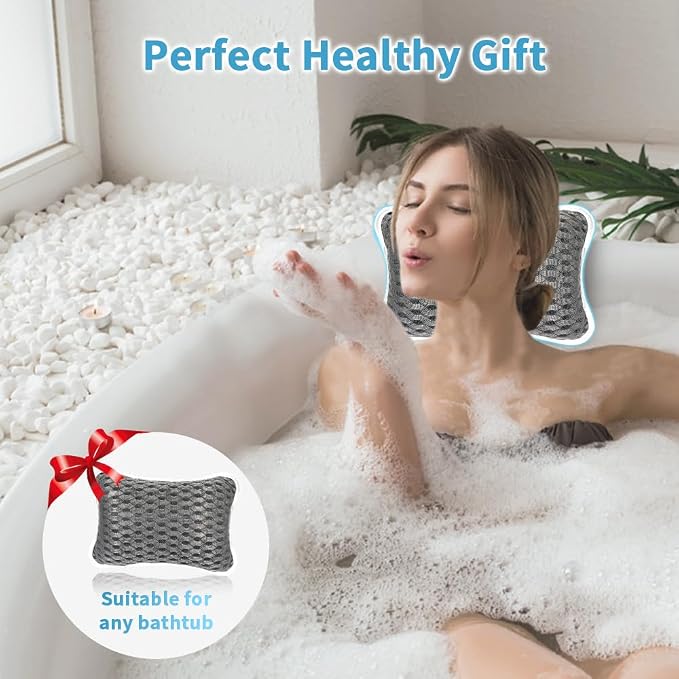 Luxury Bath Pillows for Tub, Slip Resistant Waterproof Bath Pillows for Tub - Image 6