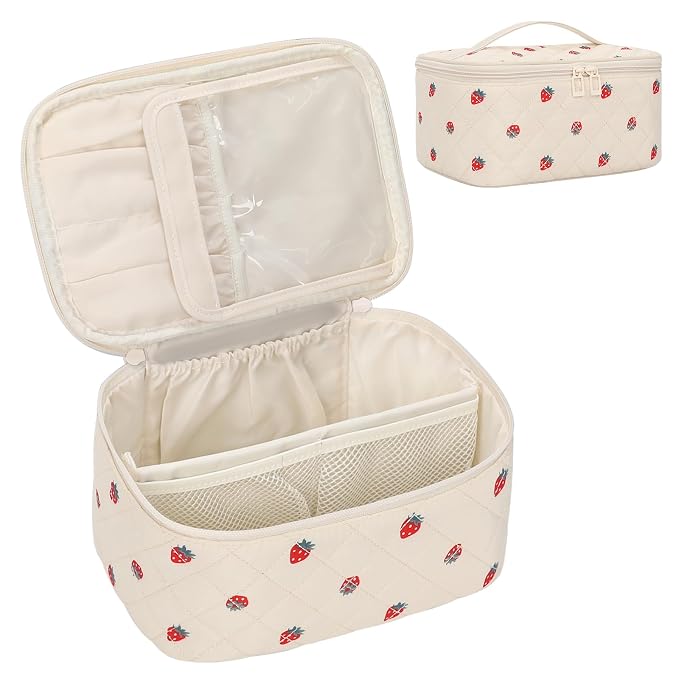 OCHEAL Makeup Bag, Travel Makeup Organizer Bag, Large Capacity Cosmetic Bags by OCHEAL