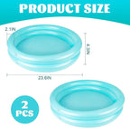 2 Pack Inflatable Pool Foot Bath Basin, Swimming Pool Clean Feet, Foot Soaking - Image 6