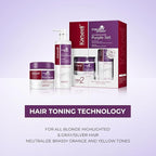 Karseell maca power Purple Hair Mask and Purple Shampoo Set, Neutralizes Brass - Image 4