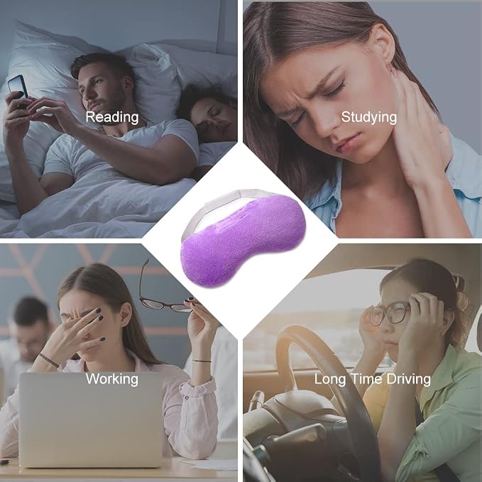 Umisleep Lavender Eye Mask, Aromatherapy Weighted Sleep Mask - Image 7
