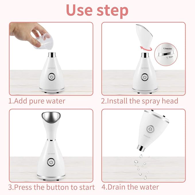 GETANYE Nano Ionic Face Steamer - Image 5