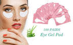 100 Pairs Set Gel pads for eyelash extensions, Comfy and Cool Under Eye Pads - Image 3