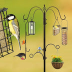 Bird Feeder Station with Suet Cage & Water Bowl Fruit Hook- Adjustable Pole - Image 7