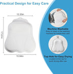 Soft Silicone Bath Pillow, Adjustable Airbag Ergonomic Neck Support Design - Image 6