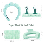 VELSCRUN Spa Headband, Makeup Face Wash Skincare Headbands, Stuff - Image 7