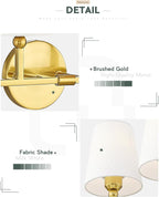Bathroom Light Fixtures, 42 Inch Brushed Gold Vanity Lights - Image 4