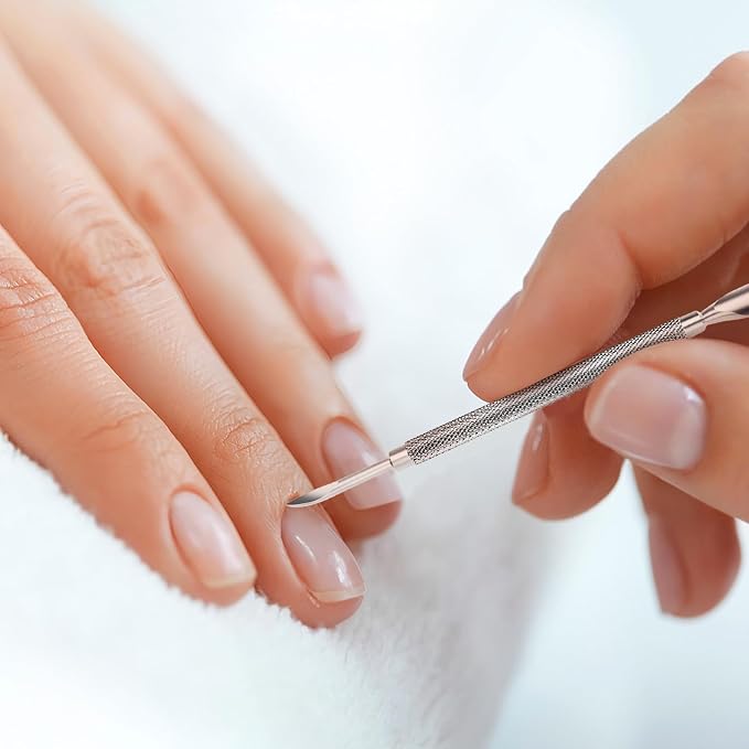 Cuticle Pusher Nail Polish Remover 2-in-1 Cuticle Trimmer Nail Care Tool - Image 7