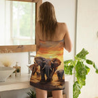 African Elephant Beach Towel Oversized Quick Dry Beach Blanket Microfiber Sand - Image 7