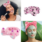 WHAVEL 6 Pack Pink Spa Headbands, Makeup Headbands Skincare Headbands - Image 6