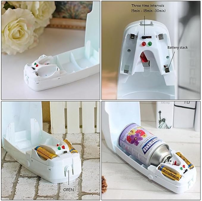 Automatic Air Freshener Spray Dispenser 2-Pack, Wall Mount or Tabletop - Image 2