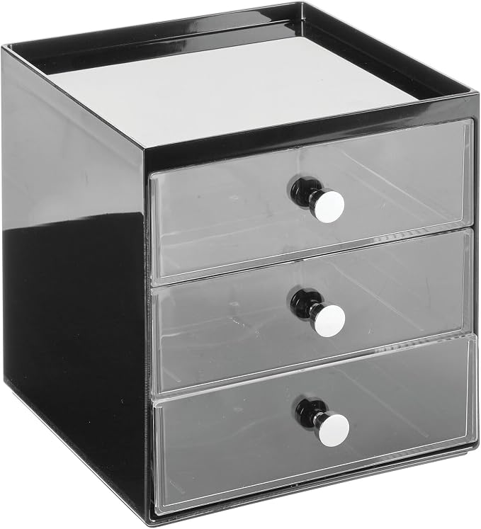 mDesign Makeup Organizer Storage Station Cube - Image 9