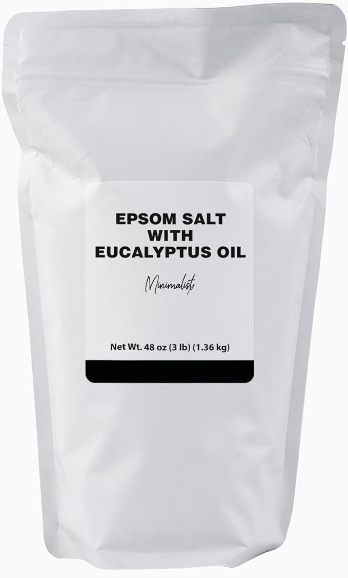 Minimalist Epsom Salt with Eucalyptus Oil, Packaged by Minimalist