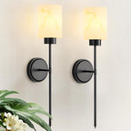 Black Wall Sconces Set of 2 - Image 9