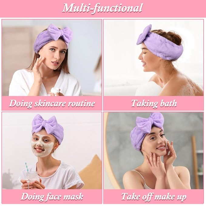 Shintop Spa Headband, Soft Makeup Headband - Image 6
