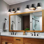 DIRYZON 3 Light Bathroom Vanity Light, Industrial Black Wall Sconces, Rustic - Image 3