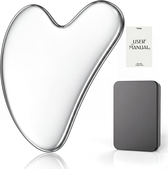Gua Sha Facial Tool – Stainless Steel Guasha Tool by tophld