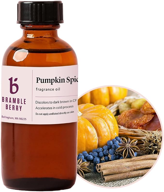 Bramble Berry Pumpkin Spice Fragrance Oil 2 oz | Warm Fall Scent by BrambleBerry