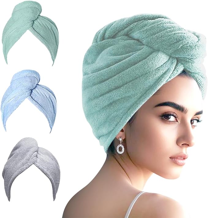 Microfiber Hair Drying Towel Wrap by Unknown