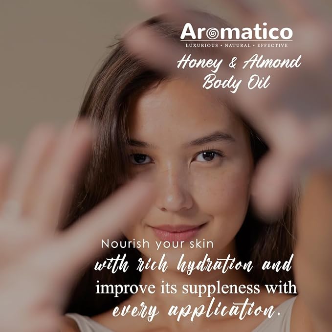 Aromatico Honey & Almond Mini Body Oil - Image 6