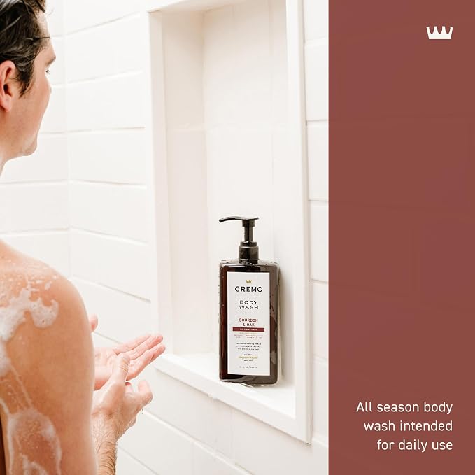 Cremo Rich-Lathering Bourbon & Oak Body Wash - Image 5