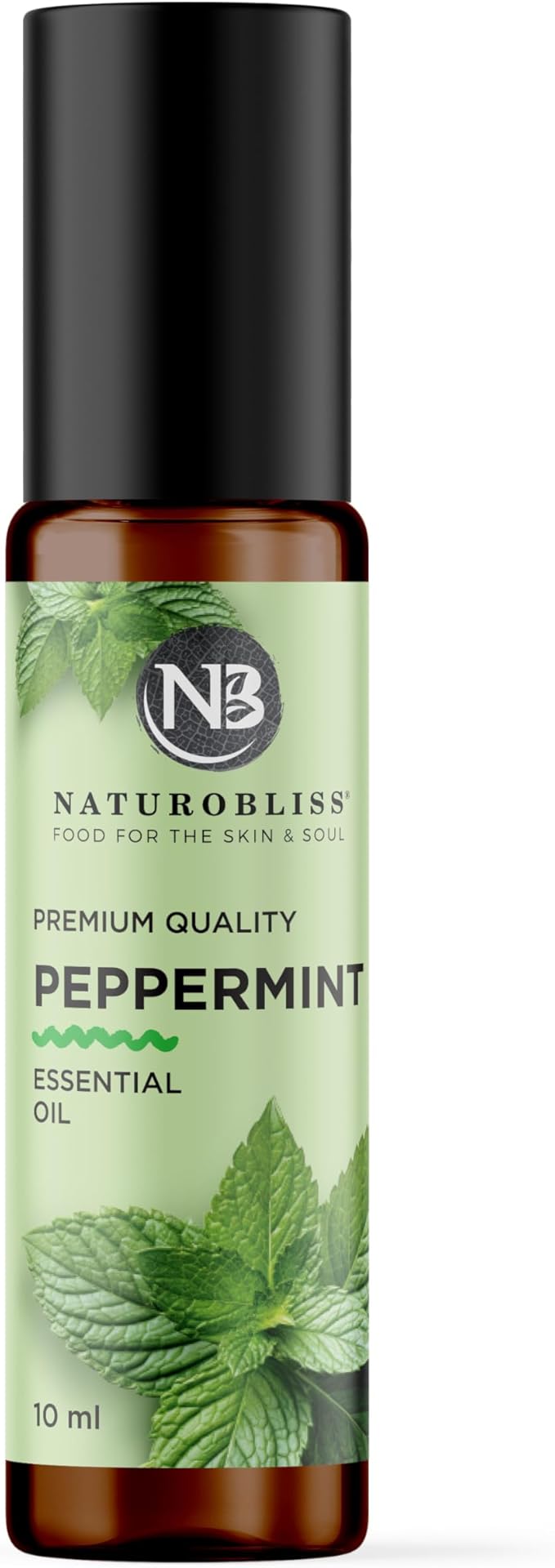 NaturoBliss Peppermint Essential Oil Roll-On, 10 ml by NaturoBliss