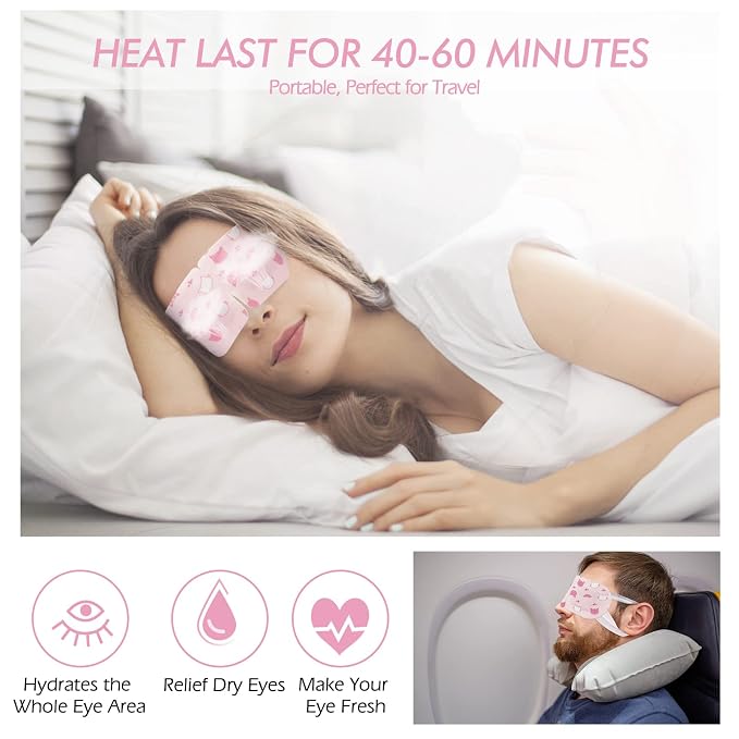 Jekeno Steam Eye Mask, 16 Packs Eye Masks - Image 2
