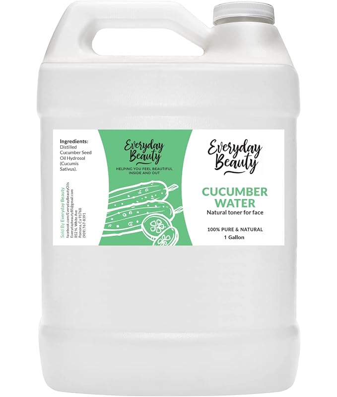Cucumber Hydrosol Facial Toner by Everyday+Beauty+Helping+You+Feel+Beautiful+Inside+And+Out