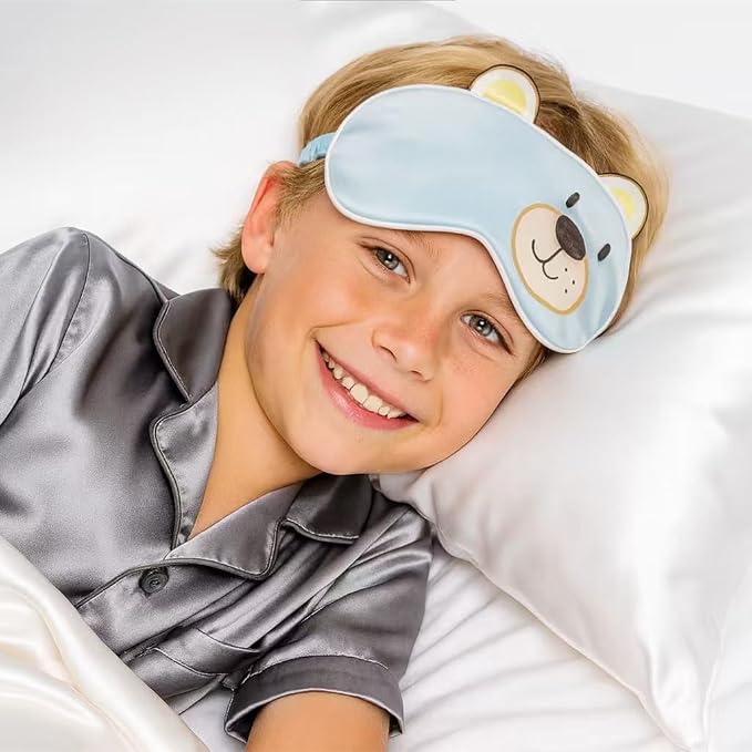 Orose Kids Silk Sleep Mask Cute Adjustable Original Design - Image 2