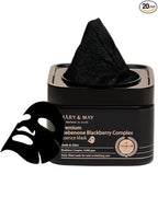 Mary&May Premium Idebenone Blackberry Complex Essence Mask – Bamboo Charcoal by MaryMay